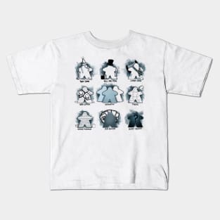 Meeple Sketch Kids T-Shirt